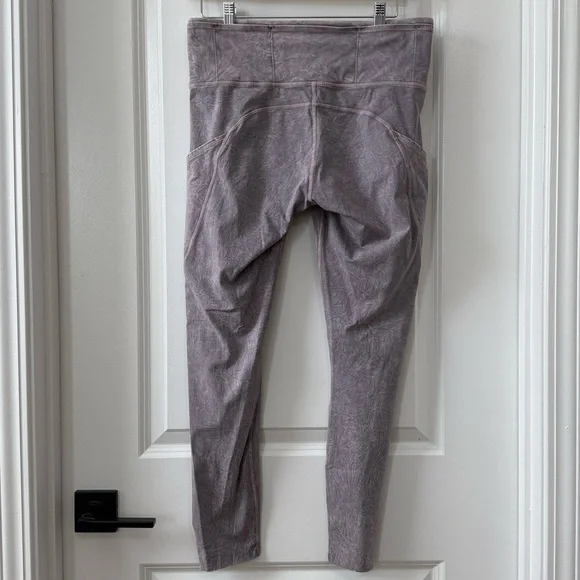 Lululemon Fast and Free 25” Pocket Legging *Ice Wash Violet Verbena - Picture 2 of 6